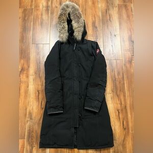 Womens Youth Brittania Parka Canada Goose Jacket Black XL